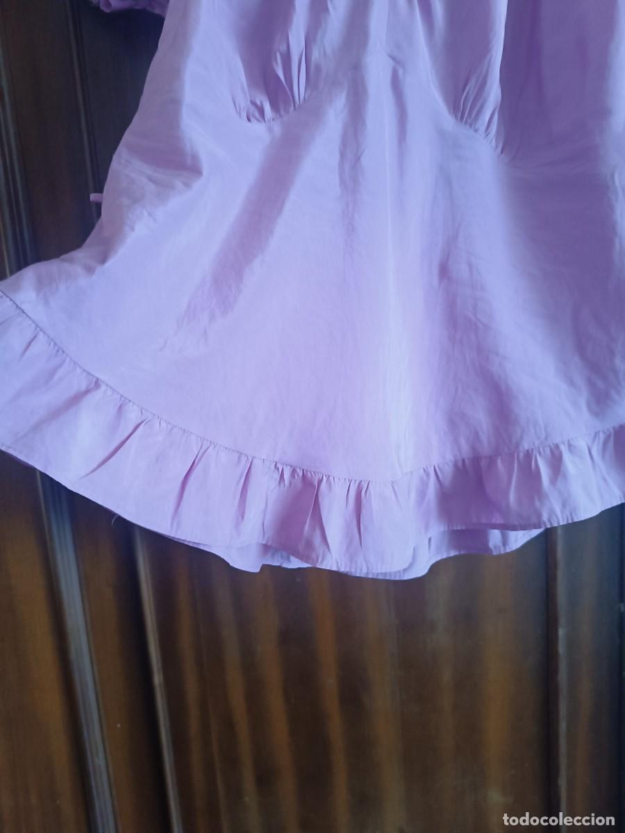 Segunda mano: Blusa seda y algod&oacute;n lila - Foto 4