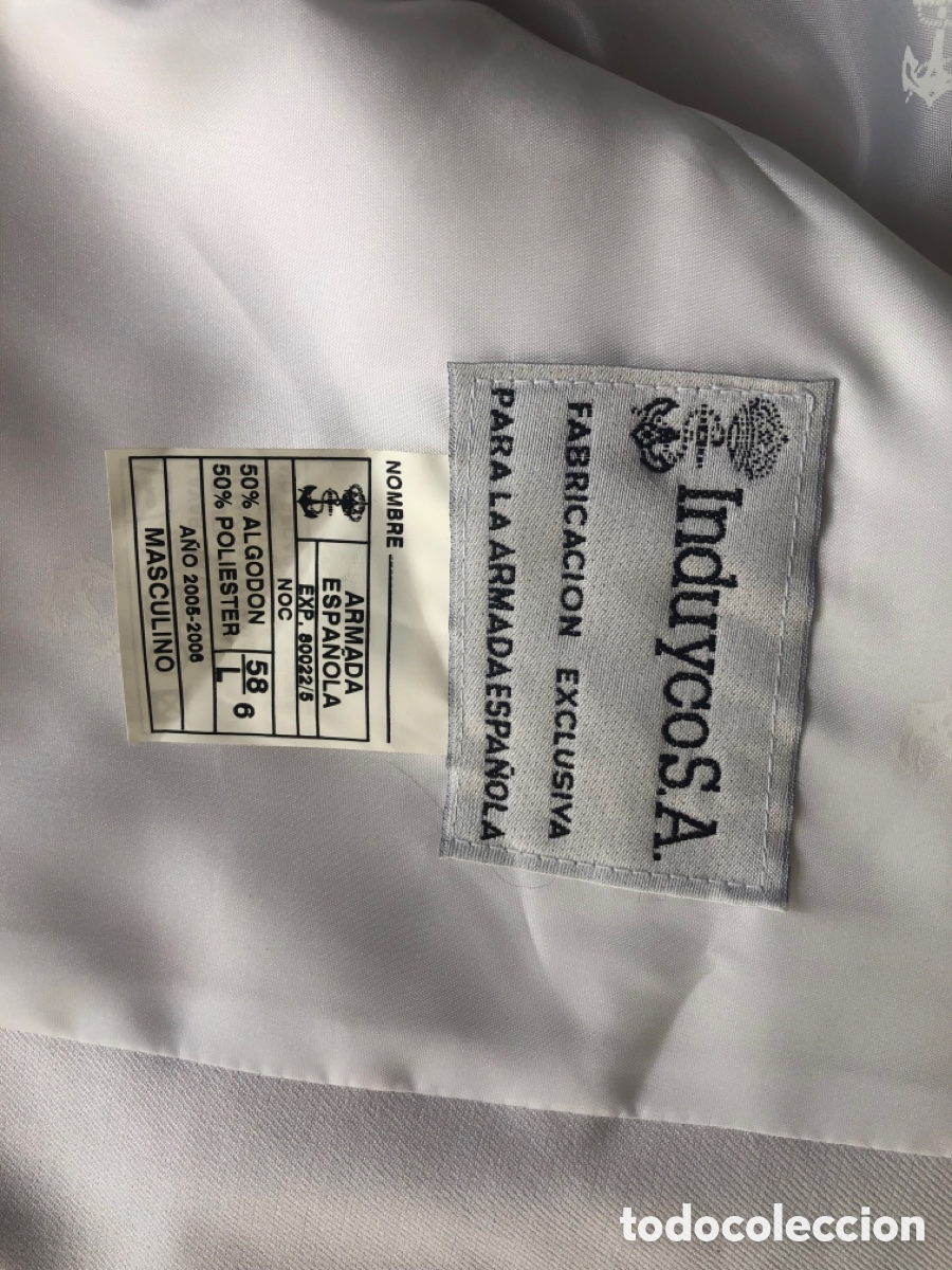 Segunda mano: Traje blanco armada Espa&ntilde;ola - Foto 2