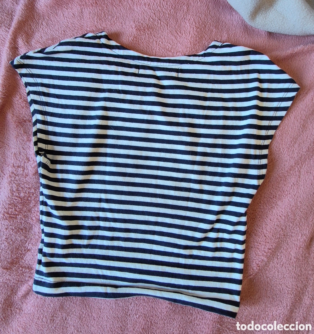 Segunda mano: Camiseta blanca rayas azules INSIDE - Foto 3