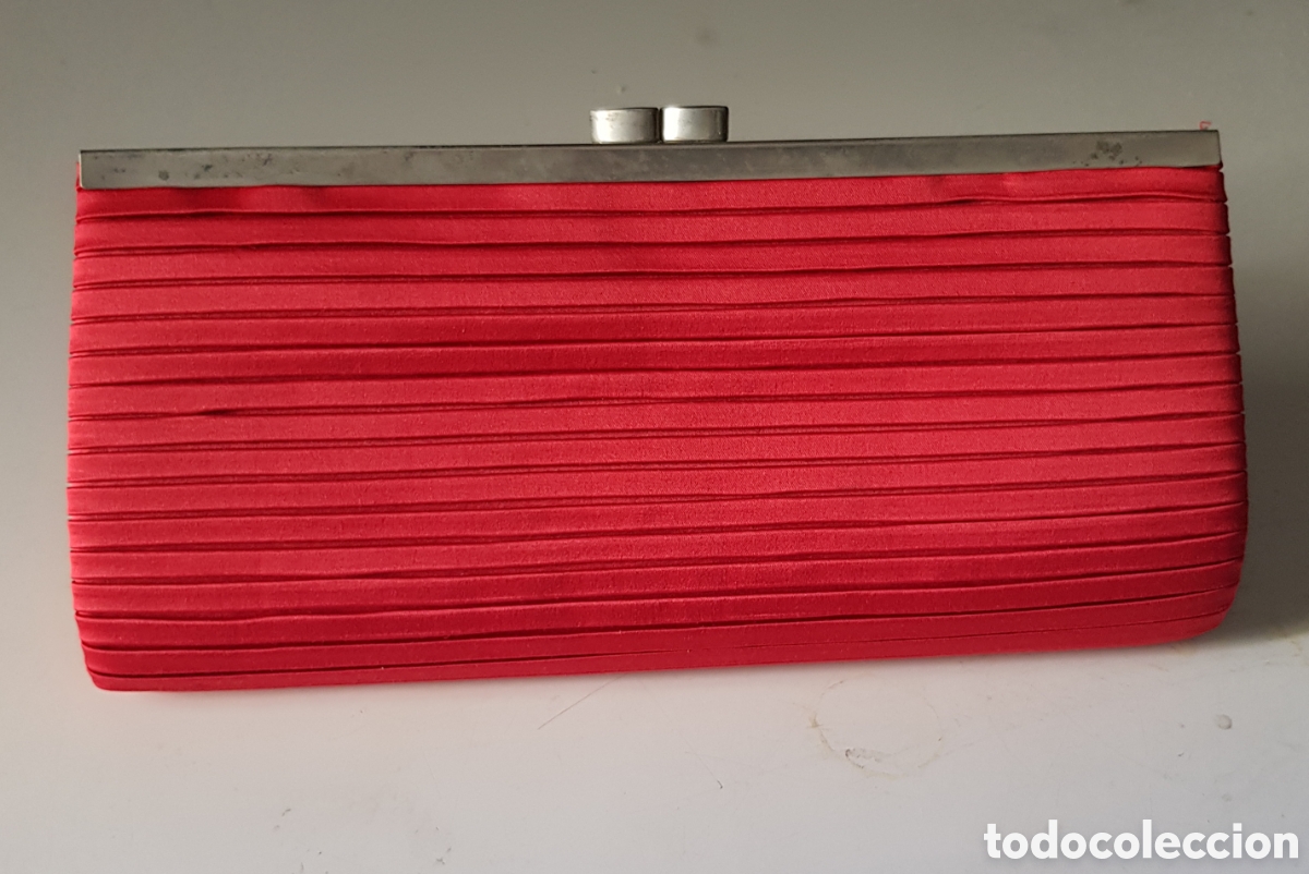 Segunda mano: Bolso rojo de fiesta con cadenilla. - Foto 2