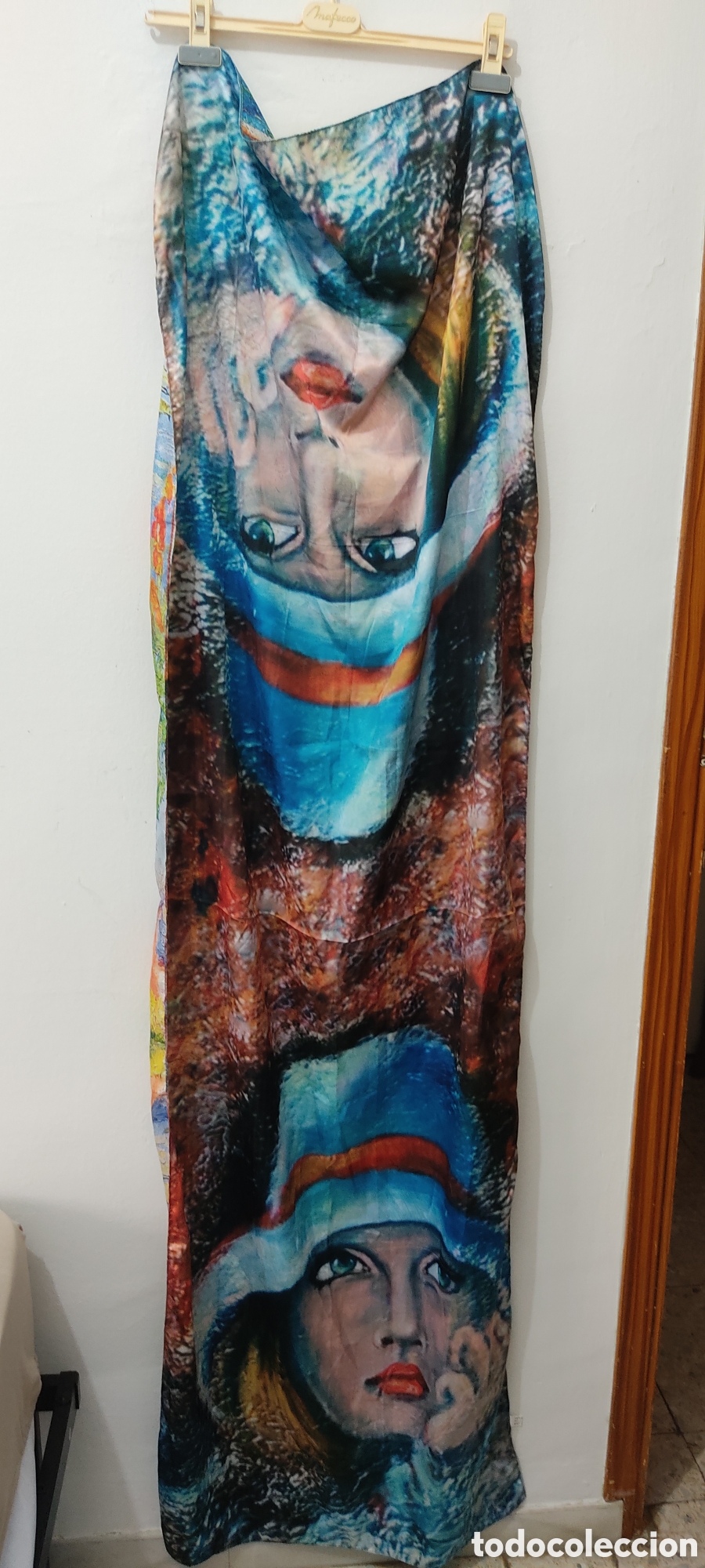 Segunda mano: Pa&ntilde;uelo Extra Largo Reversible para mujer 100% Seda - Foto 4
