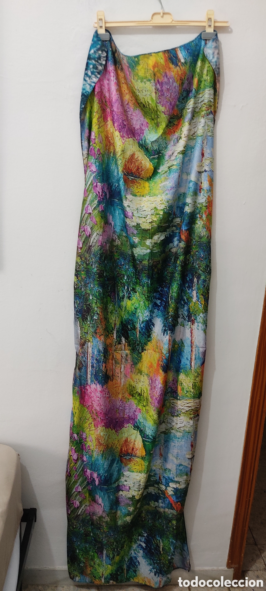 Segunda mano: Pa&ntilde;uelo Extra Largo Reversible para mujer 100% Seda - Foto 5
