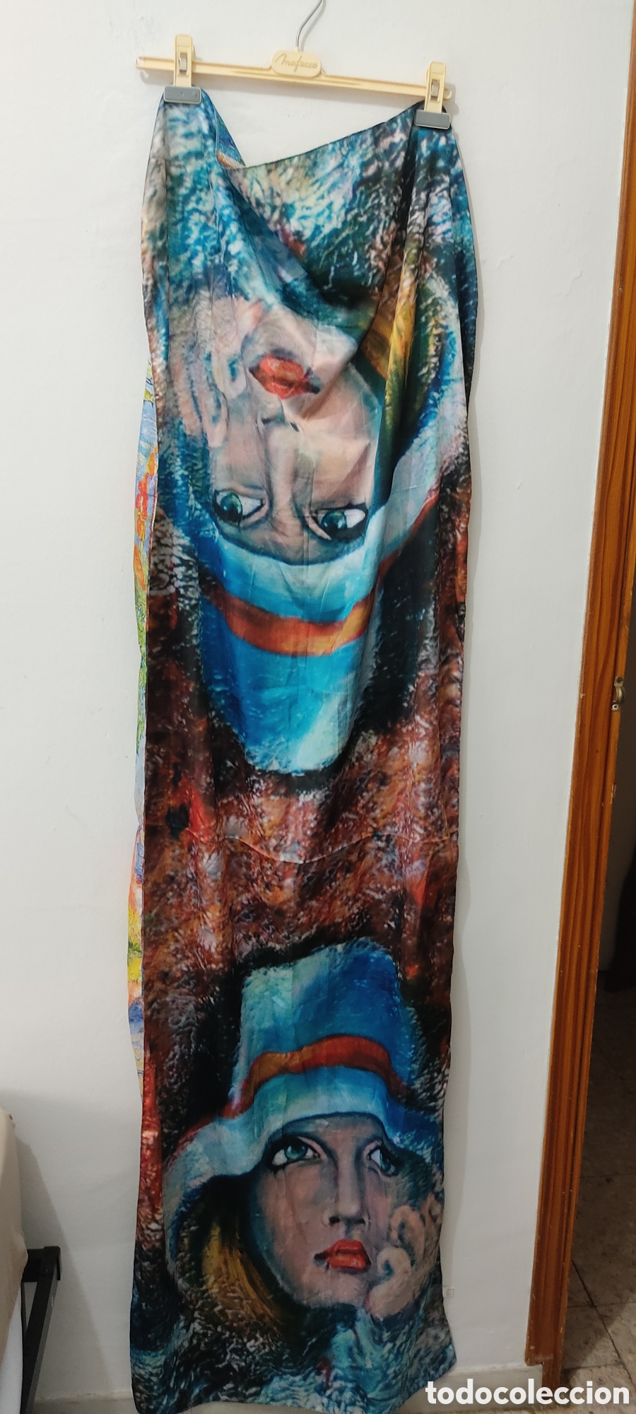Segunda mano: Pa&ntilde;uelo Extra Largo Reversible para mujer 100% Seda - Foto 6