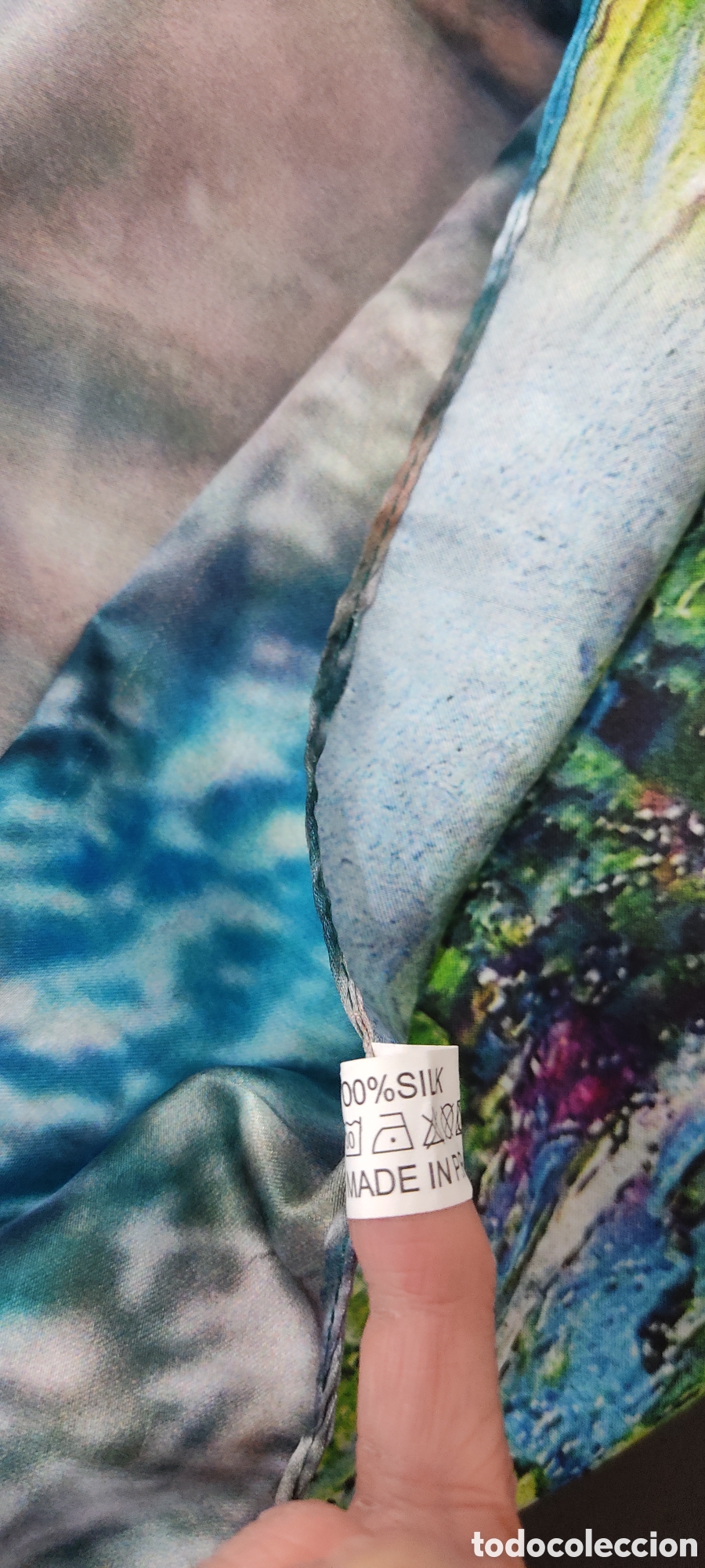 Segunda mano: Pa&ntilde;uelo Extra Largo Reversible para mujer 100% Seda - Foto 22