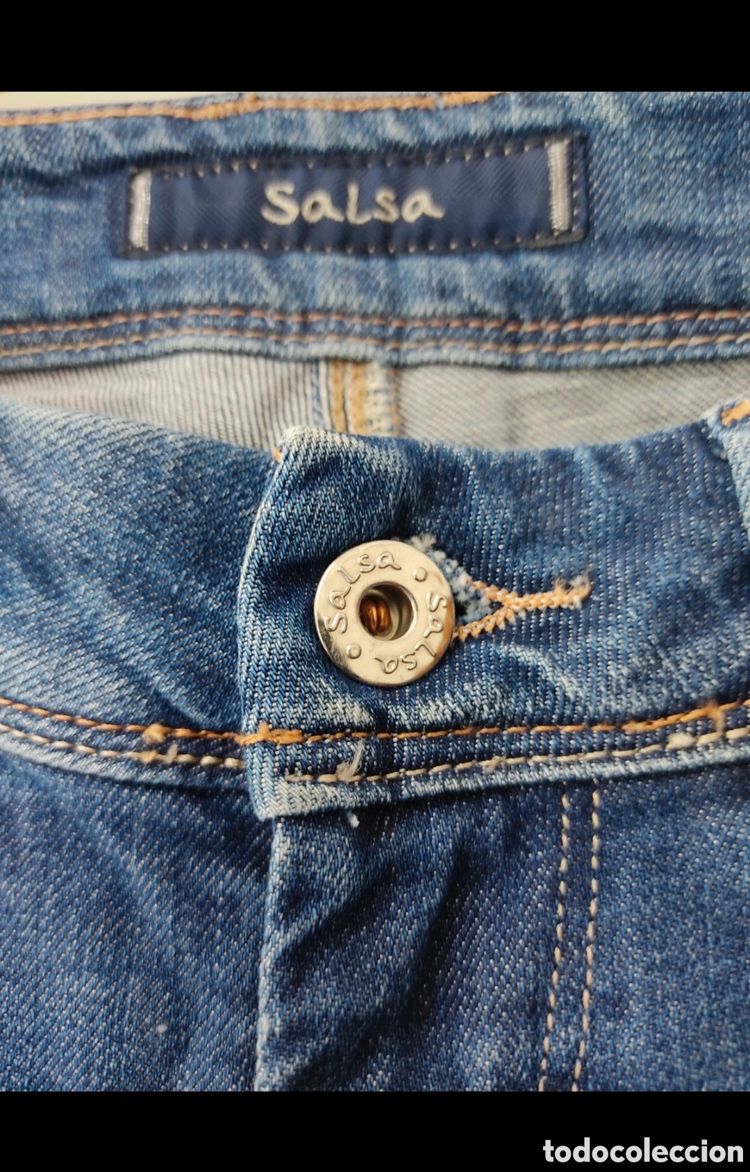 Segunda mano: Vaqueros Tobilleros Push Up para mujer S marca Salsa - Foto 4