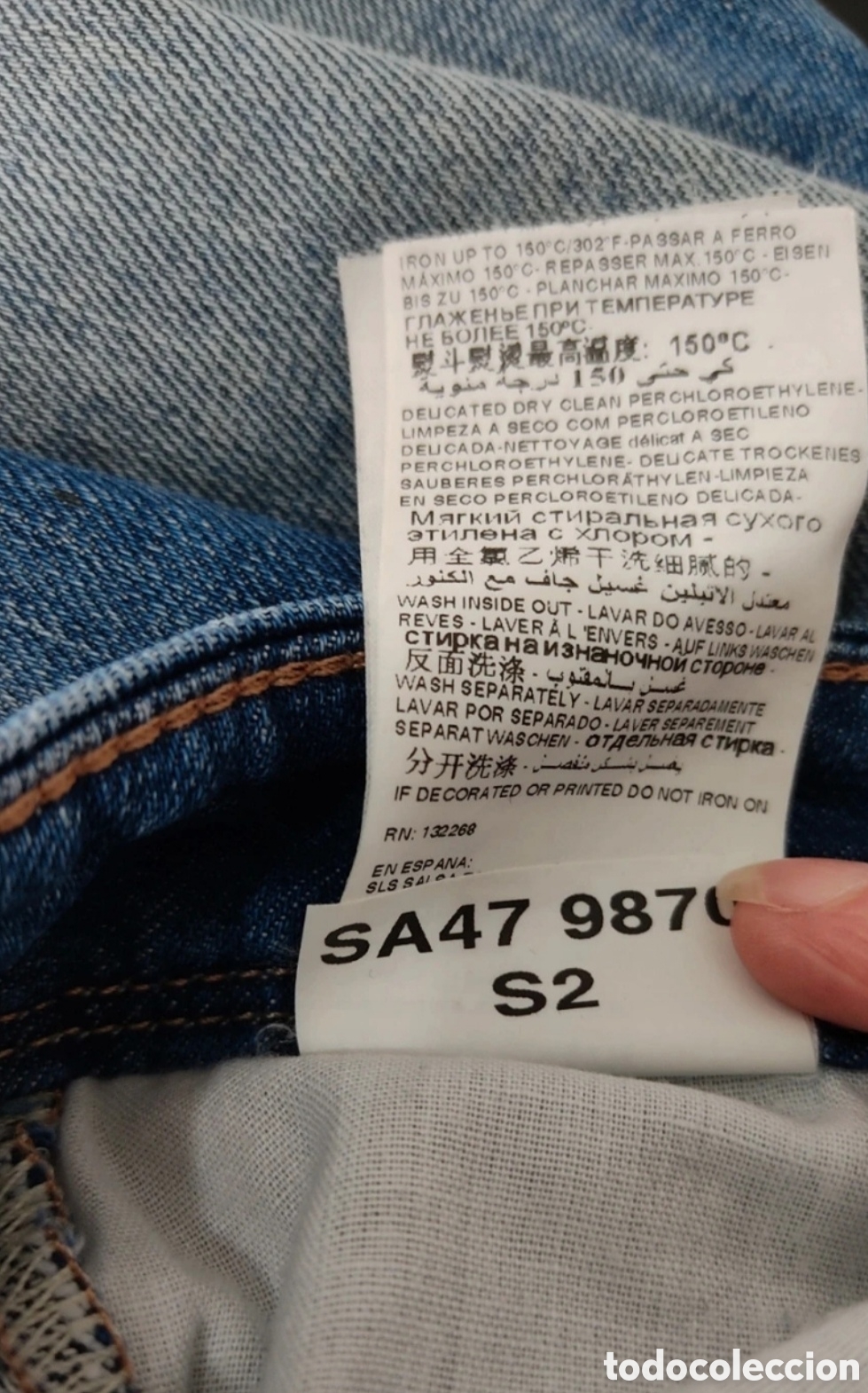 Segunda mano: Vaqueros Tobilleros Push Up para mujer S marca Salsa - Foto 11