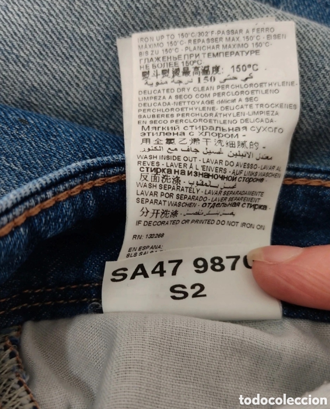 Segunda mano: Vaqueros Tobilleros Push Up para mujer S marca Salsa - Foto 18