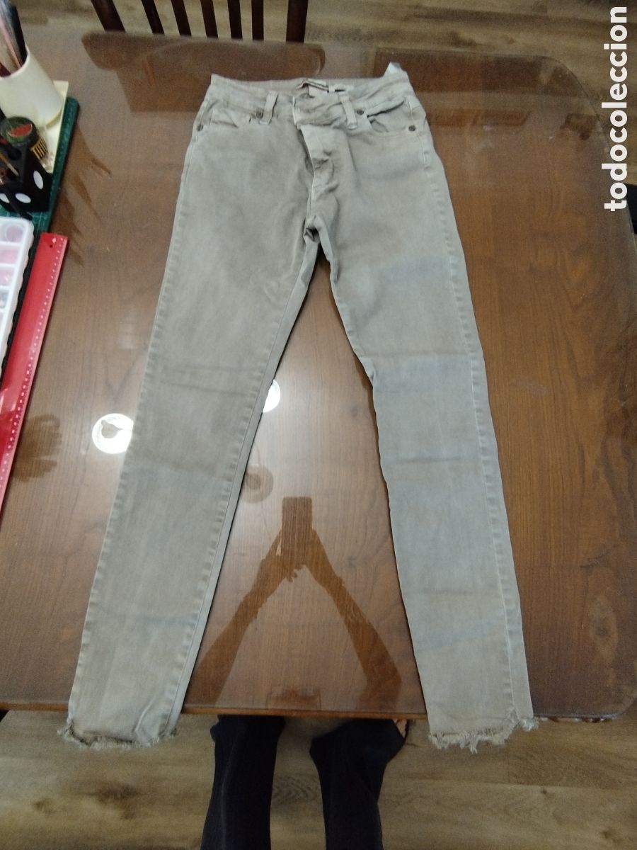 Segunda mano: Vaquero caqui claro Please talla S - Foto 1