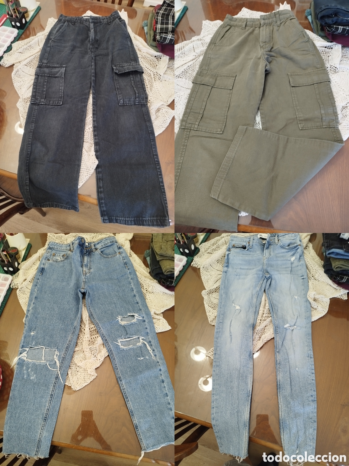 Segunda mano: Lote 5 pantalones talla 34 - Foto 1