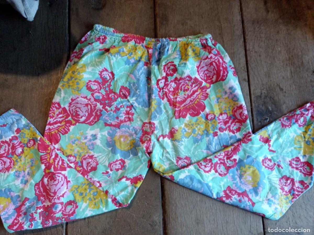 Segunda mano: C&oacute;modos pantalones de algod&oacute;n floreados. Talla 40 - Foto 8