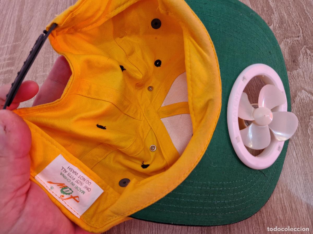 Segunda mano: ANTIGUA GORRA VENTILADOR CON PLACA SOLAR PANEL - Foto 4