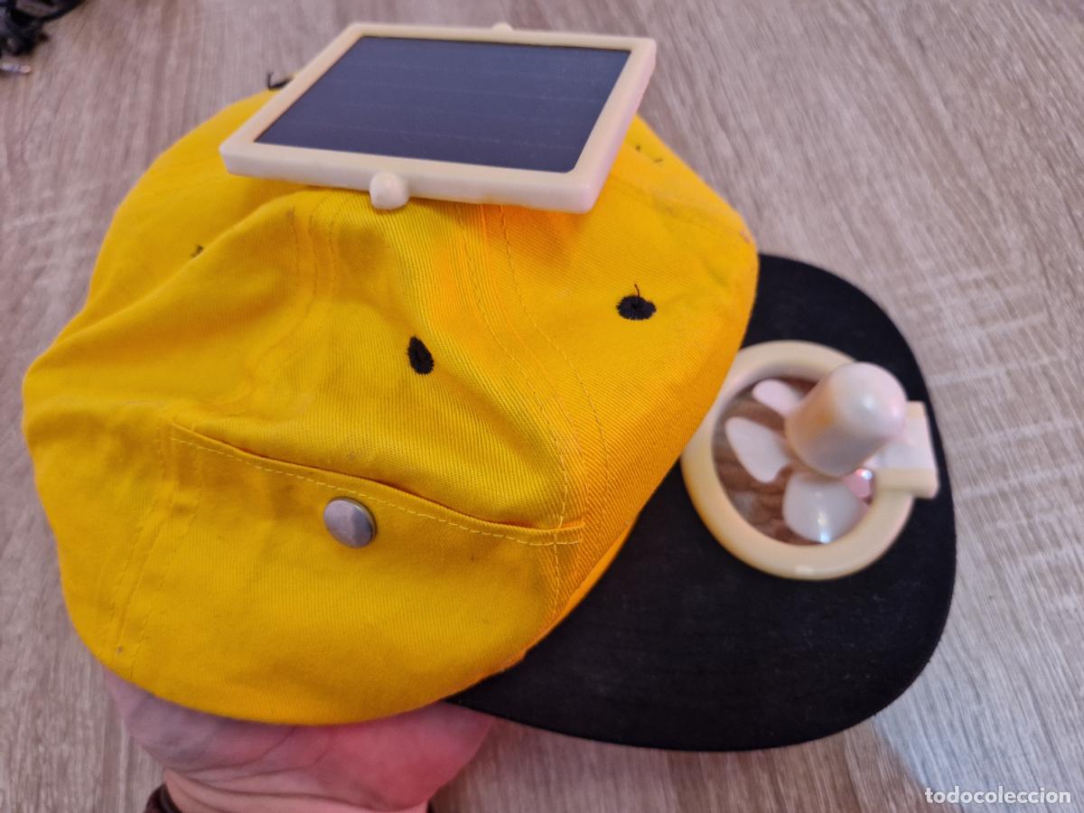 Segunda mano: ANTIGUA GORRA VENTILADOR CON PLACA SOLAR PANEL - Foto 1