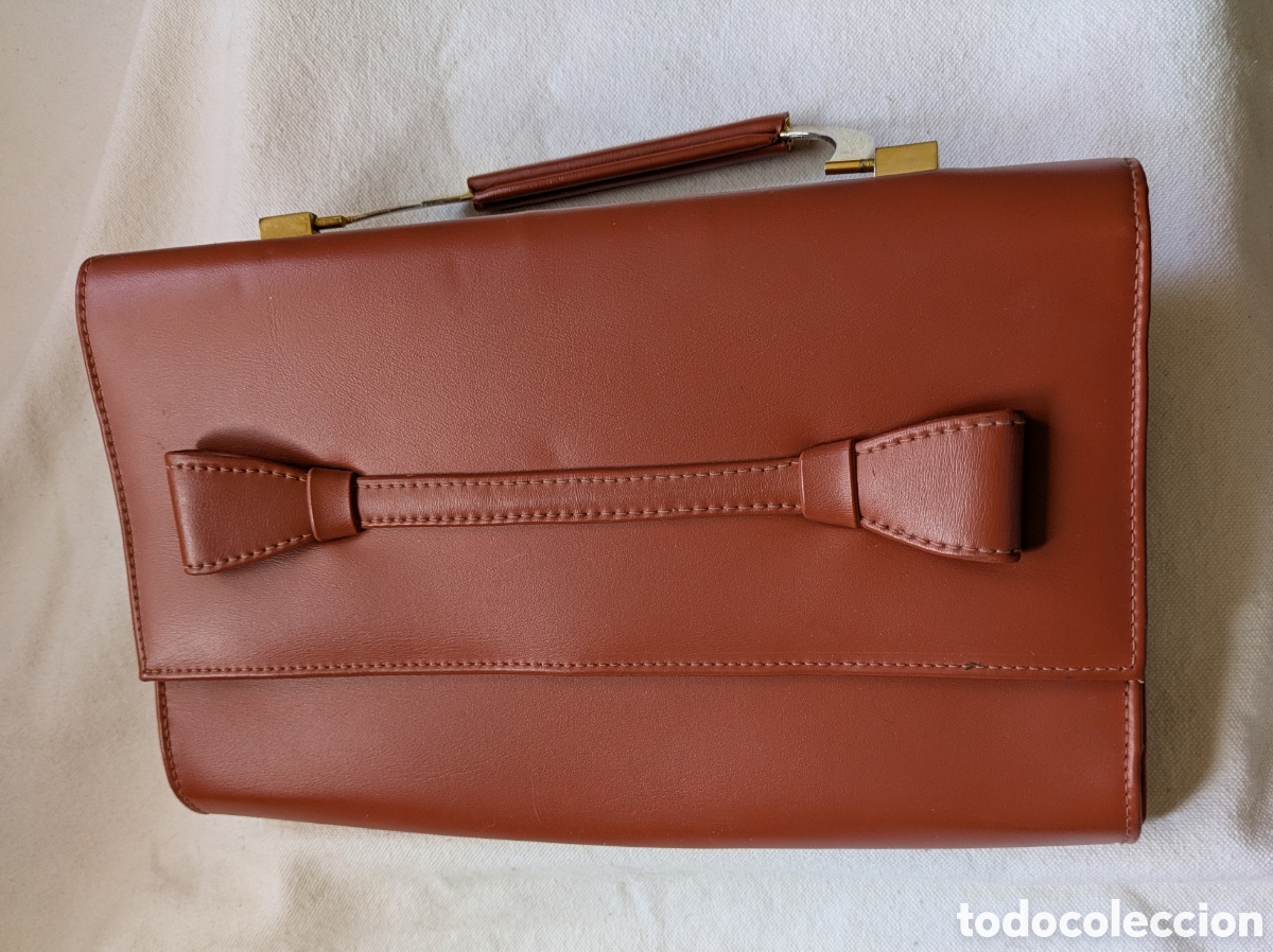 Segunda mano: Bolso supervintage naranja oscuro. - Foto 3