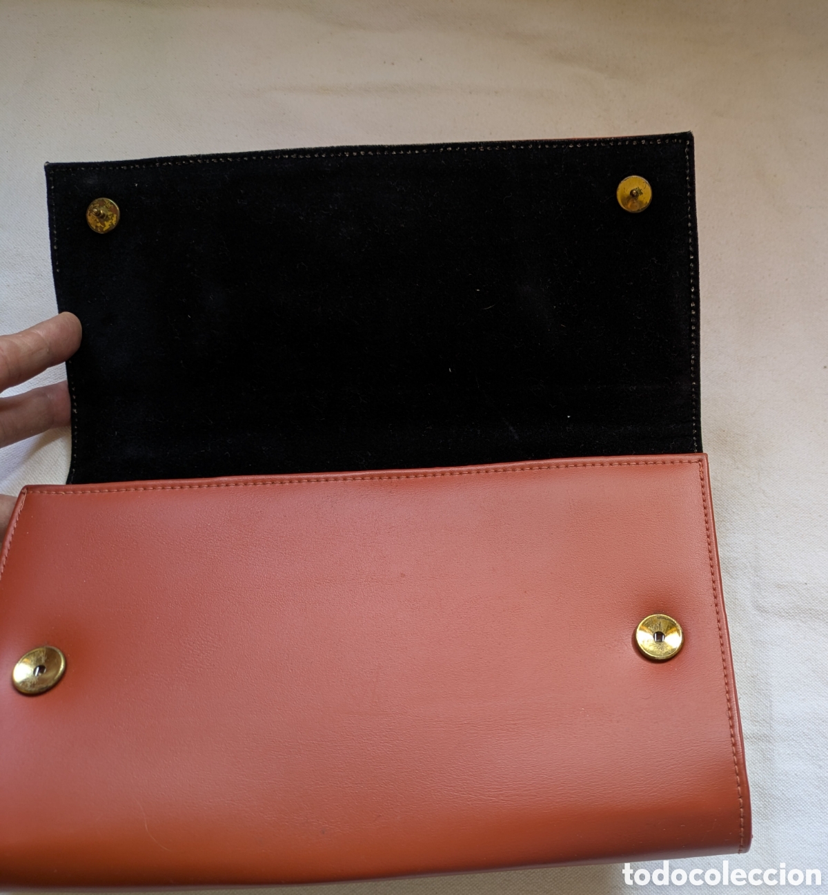 Segunda mano: Bolso supervintage naranja oscuro. - Foto 5