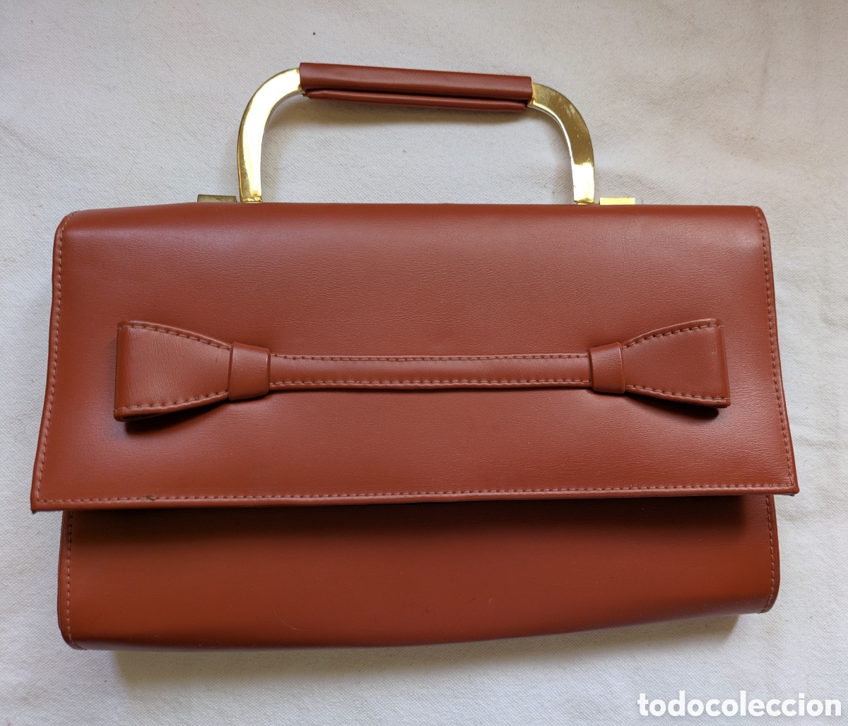Segunda mano: Bolso supervintage naranja oscuro. - Foto 1
