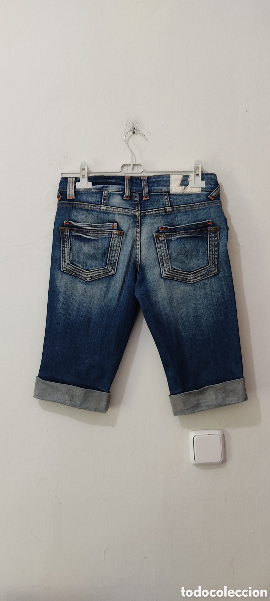 Segunda mano: Bermudas Vaqueras Vintage para mujer talla M marca Blanco - Foto 3