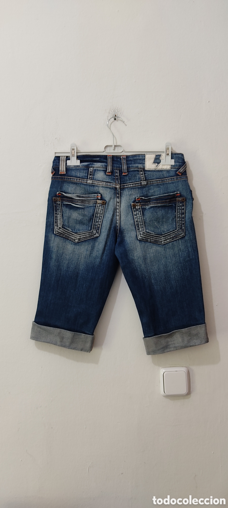 Segunda mano: Bermudas Vaqueras Vintage para mujer talla M marca Blanco - Foto 4