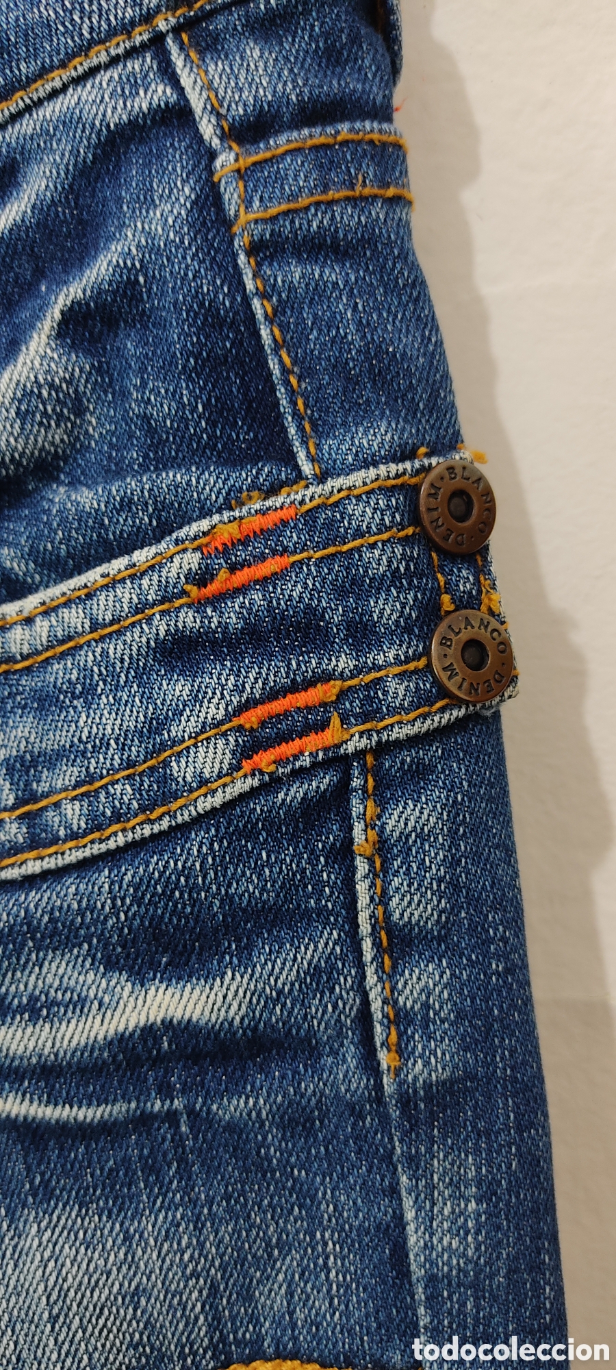 Segunda mano: Bermudas Vaqueras Vintage para mujer talla M marca Blanco - Foto 7