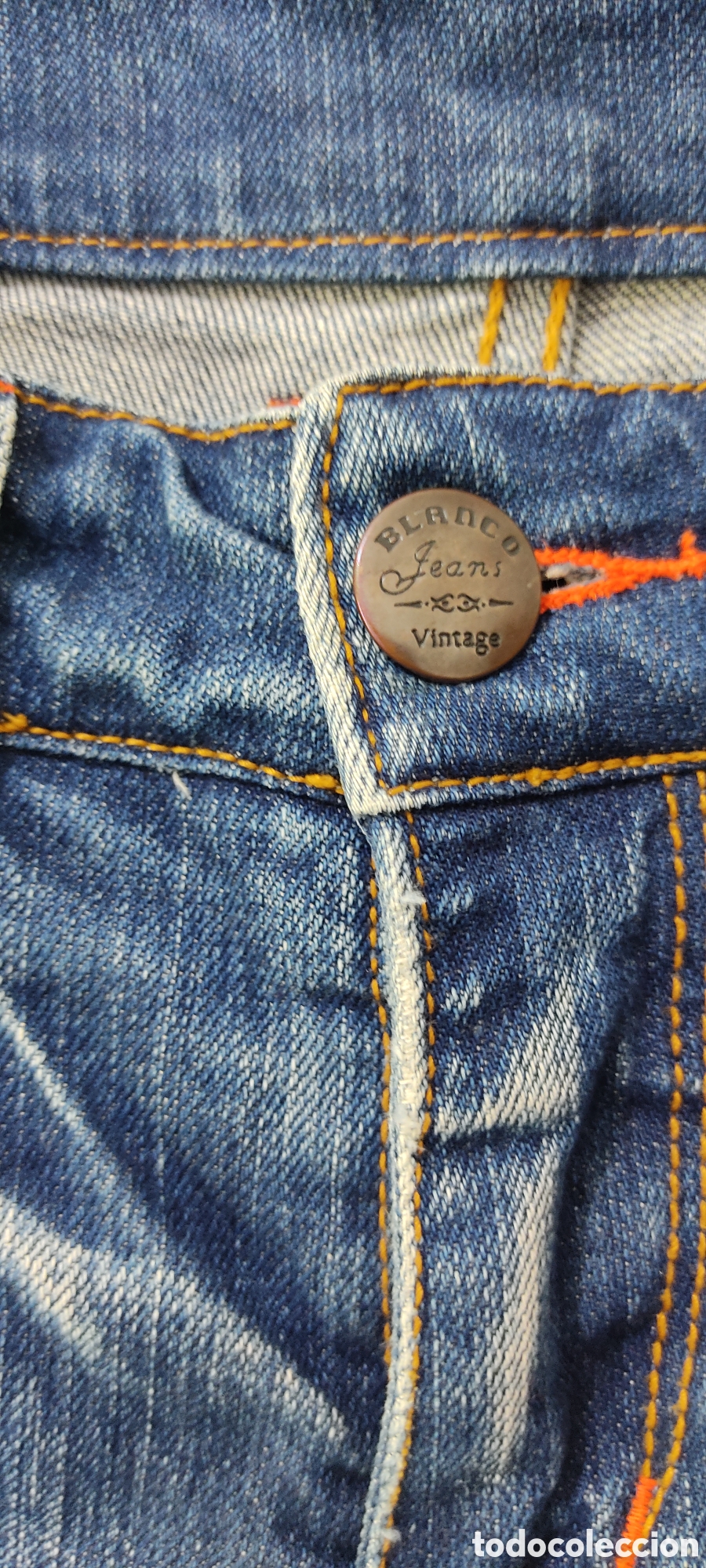 Segunda mano: Bermudas Vaqueras Vintage para mujer talla M marca Blanco - Foto 8