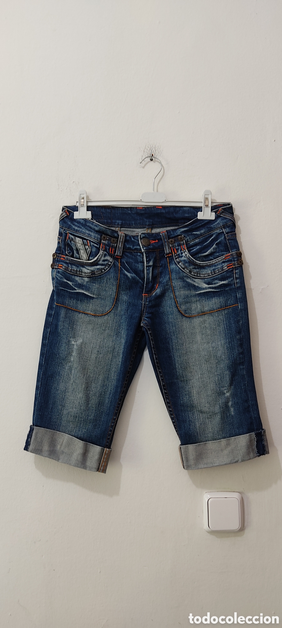 Segunda mano: Bermudas Vaqueras Vintage para mujer talla M marca Blanco - Foto 12