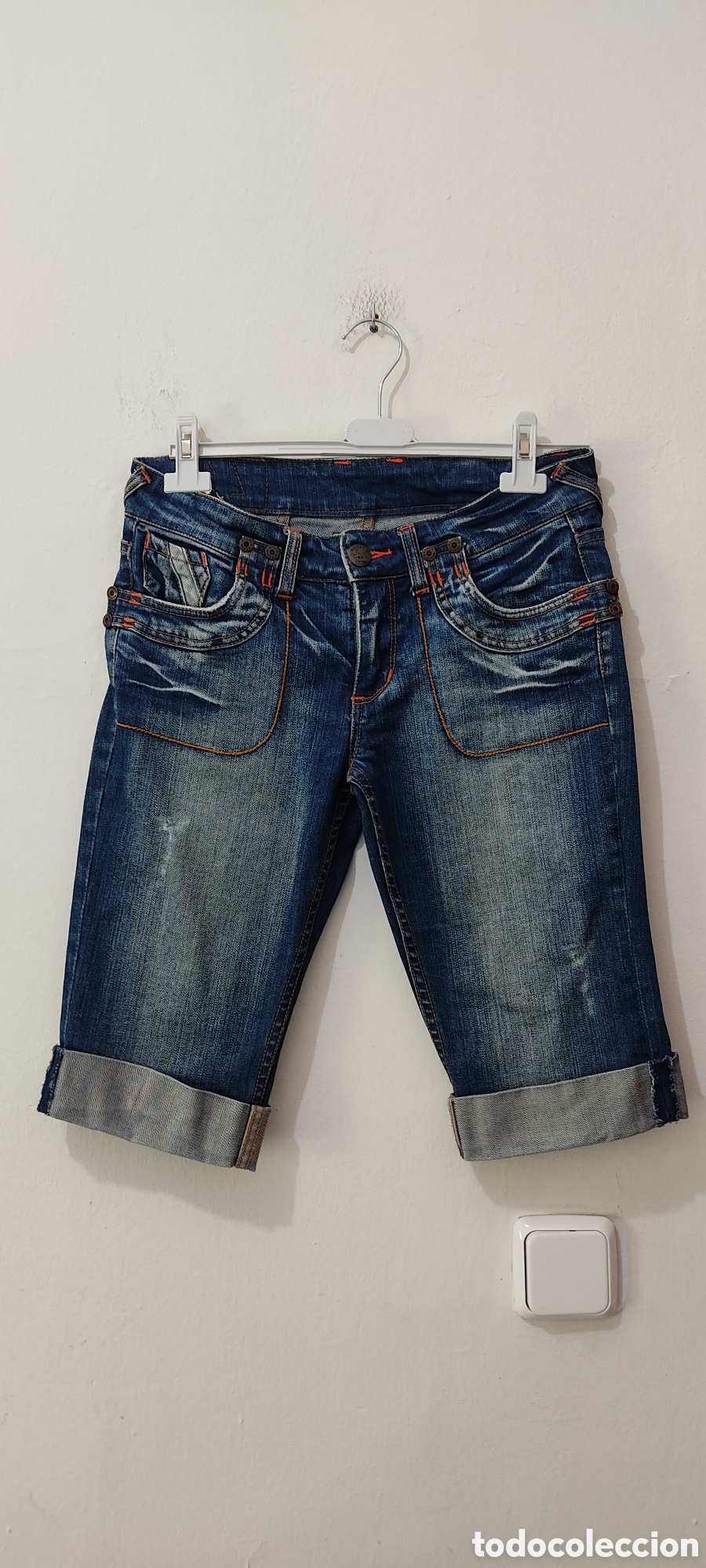 Segunda mano: Bermudas Vaqueras Vintage para mujer talla M marca Blanco - Foto 14