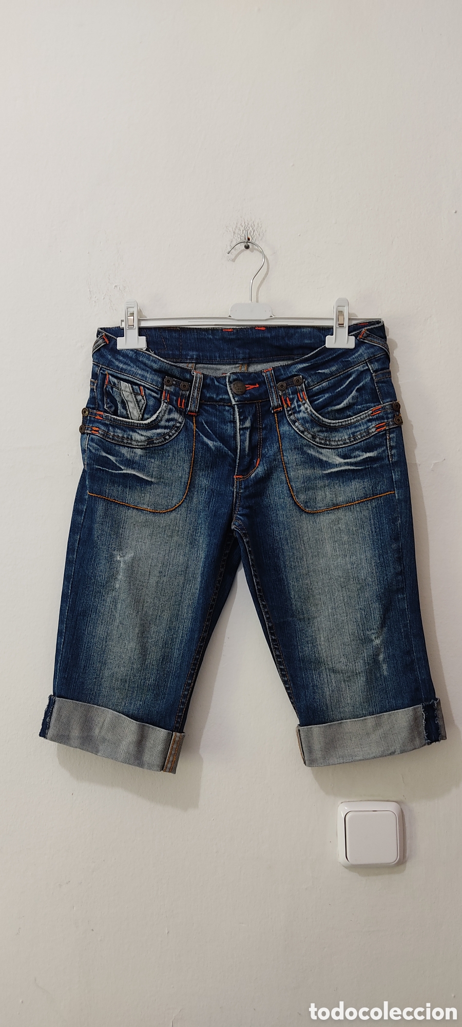 Segunda mano: Bermudas Vaqueras Vintage para mujer talla M marca Blanco - Foto 15