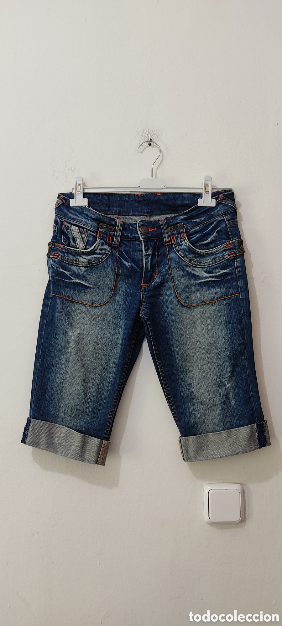 Segunda mano: Bermudas Vaqueras Vintage para mujer talla M marca Blanco - Foto 1