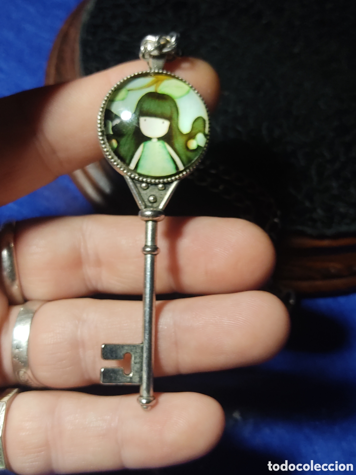 Segunda mano: Collar largo con llave - Foto 4