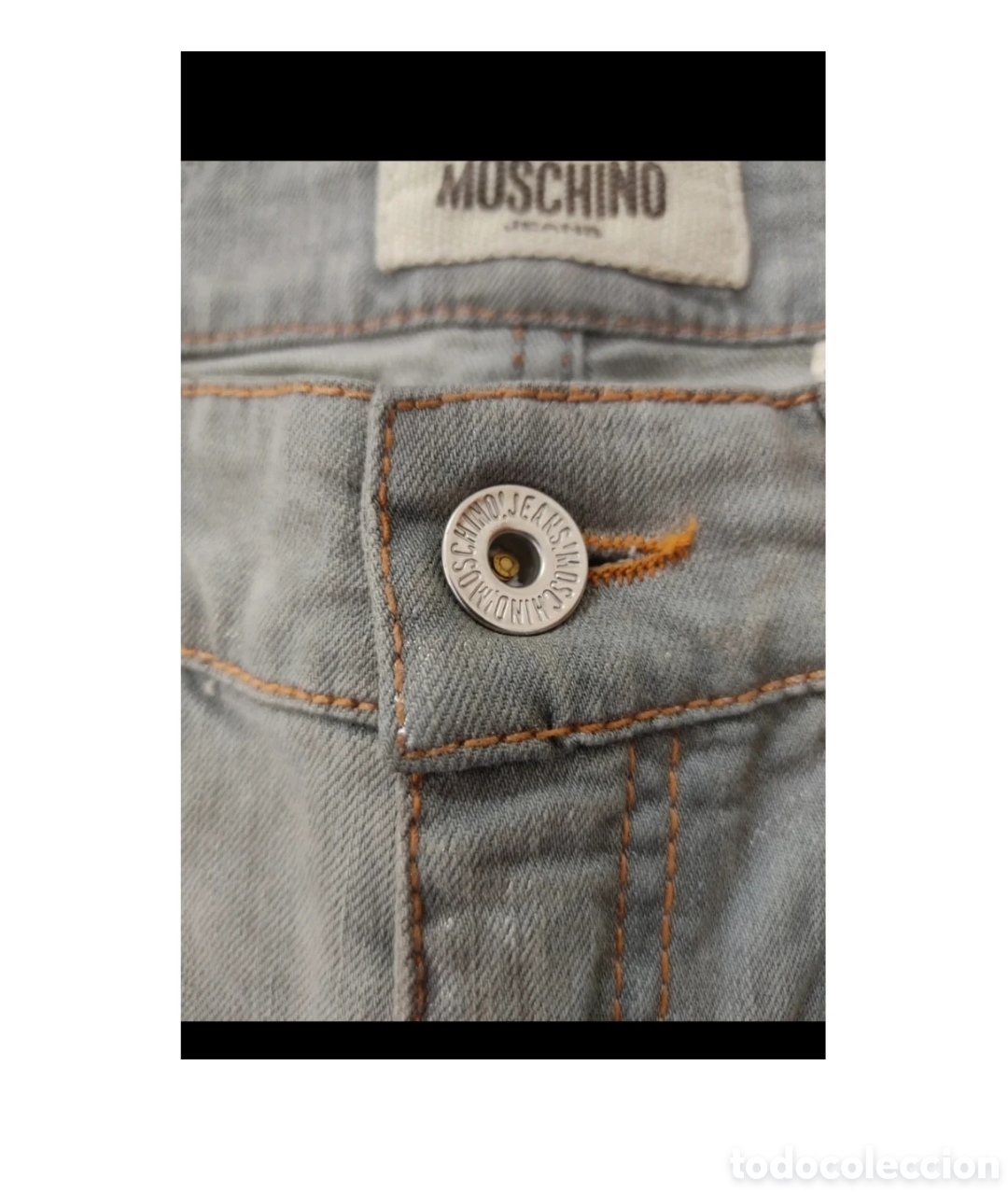 Segunda mano: Vaqueros Rectos para mujer talla M marca Moschino - Foto 7
