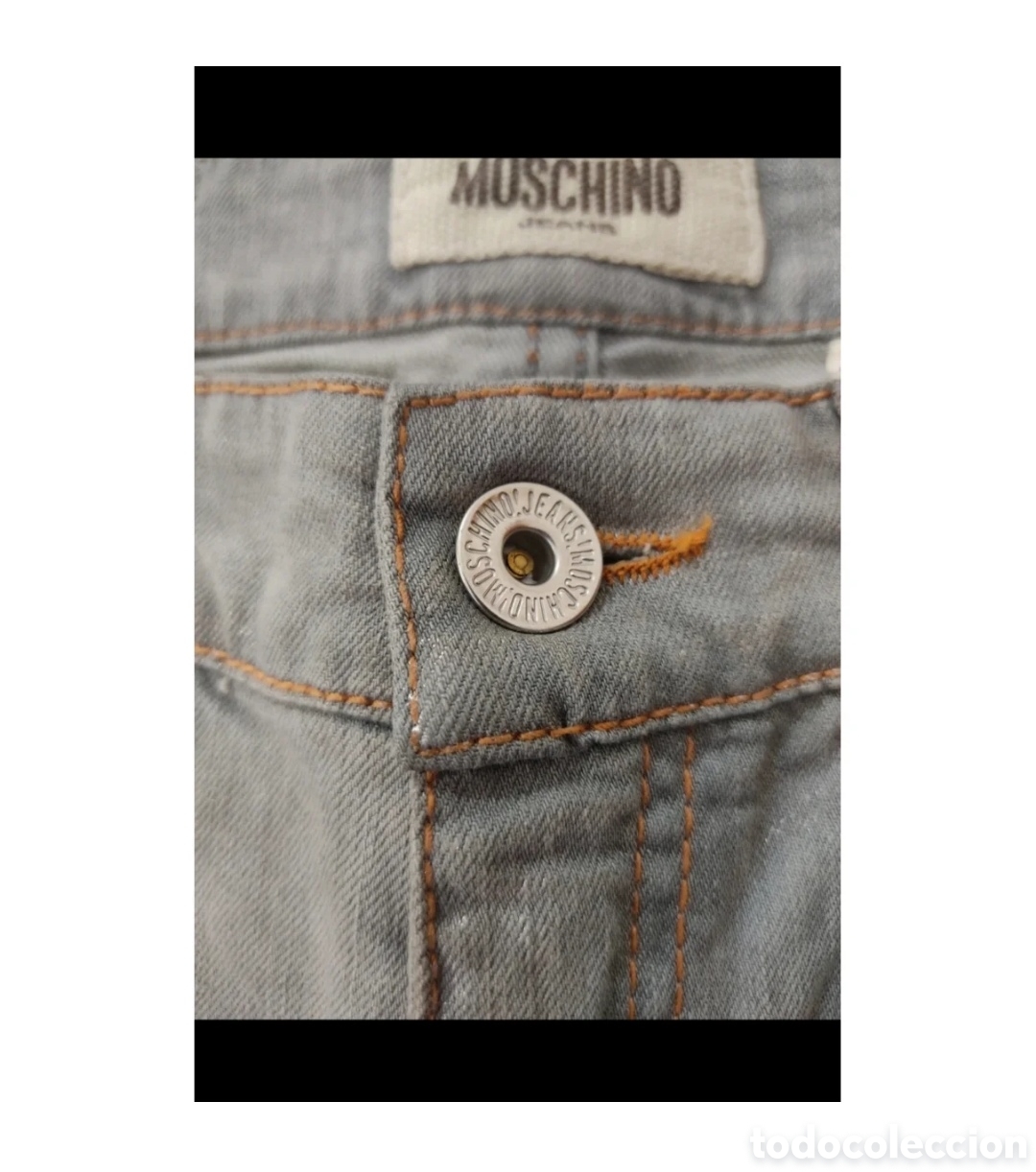 Segunda mano: Vaqueros Rectos para mujer talla M marca Moschino - Foto 12