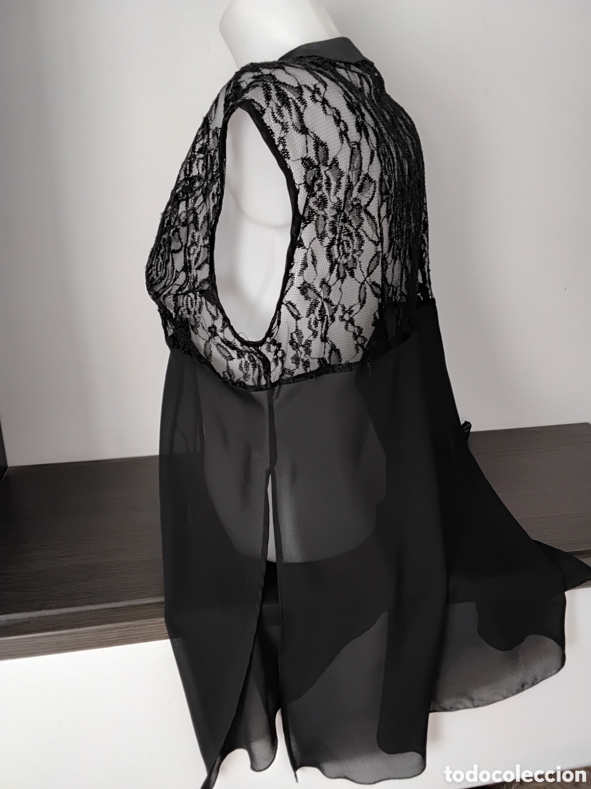 Segunda mano: Blusa Transparente y encaje - Foto 4