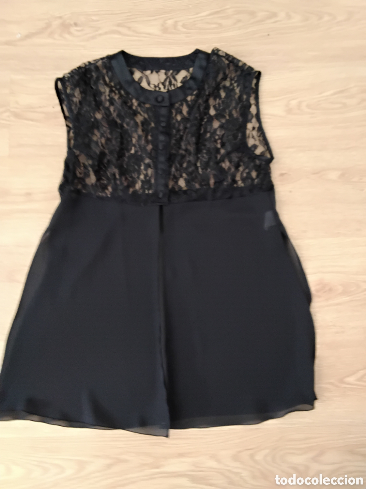 Segunda mano: Blusa Transparente y encaje - Foto 6