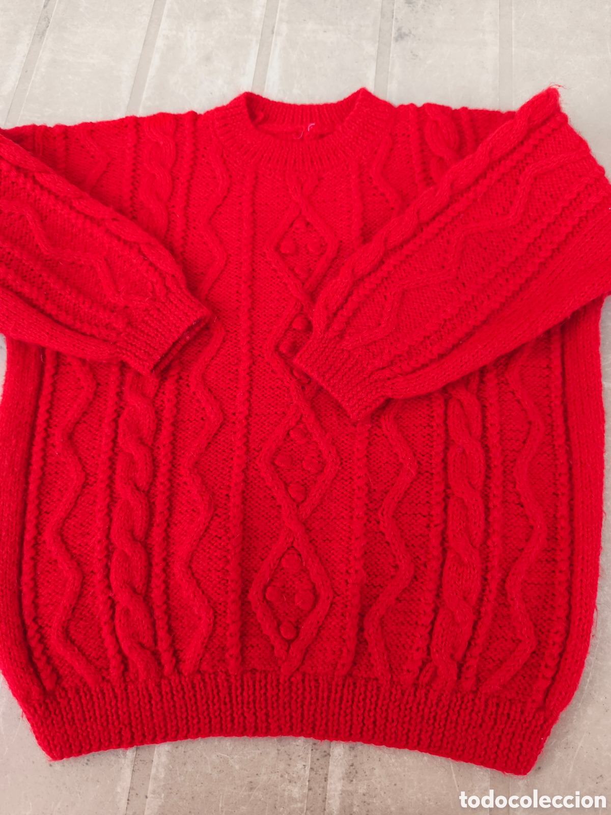 Segunda mano: Jersey de lana, artesanal. Como nuevo - Foto 2