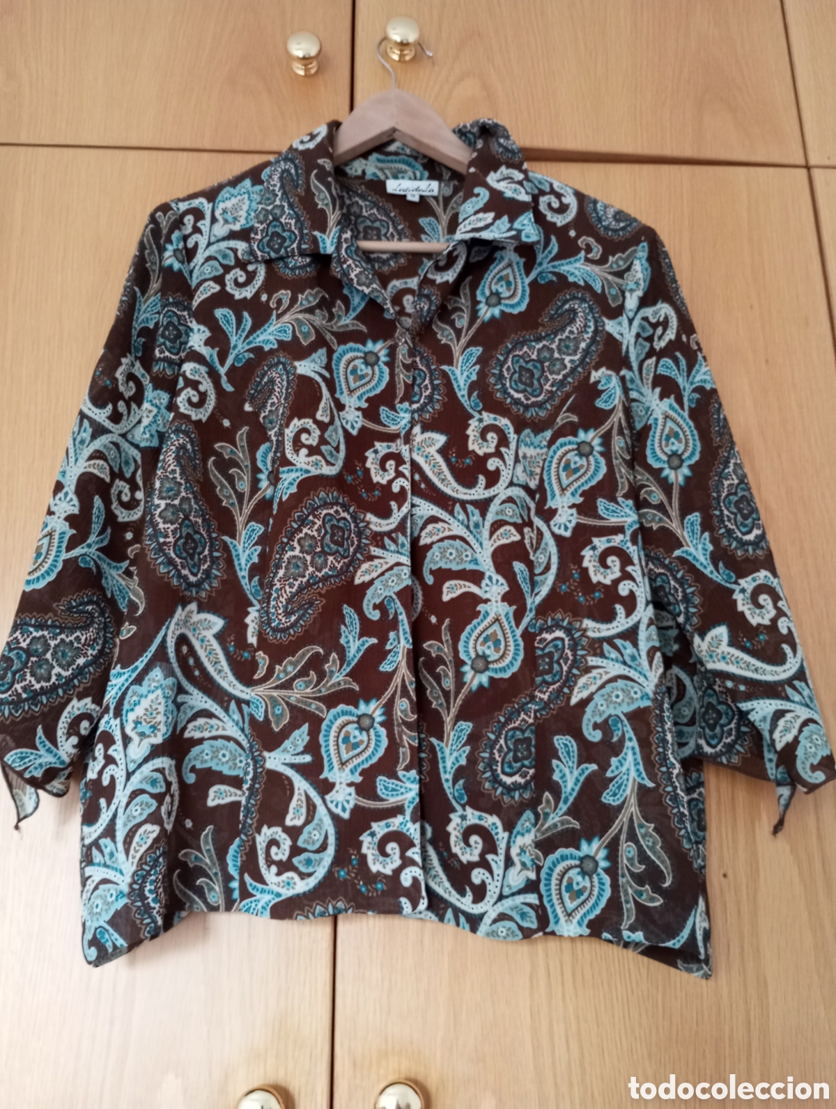 Segunda mano: Blusa estampada abierta - Foto 1