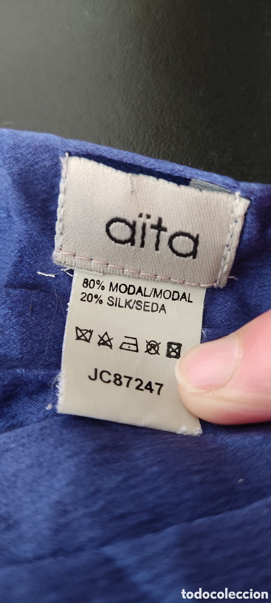 Segunda mano: Pashmina para mujer marca Aita 80 Modal 20 Seda - Foto 6