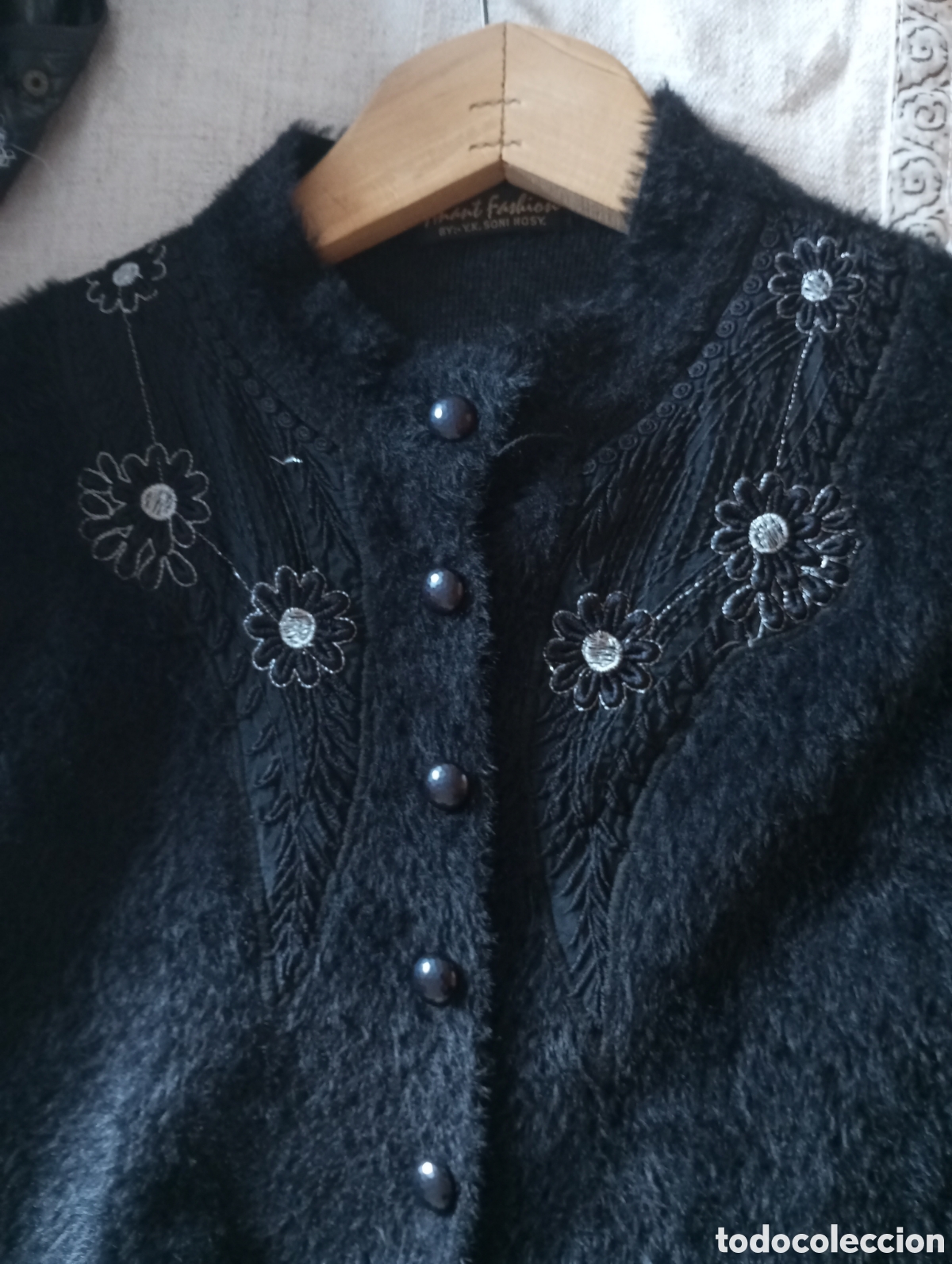 Segunda mano: Jersey chaqueta de color negro - Foto 5