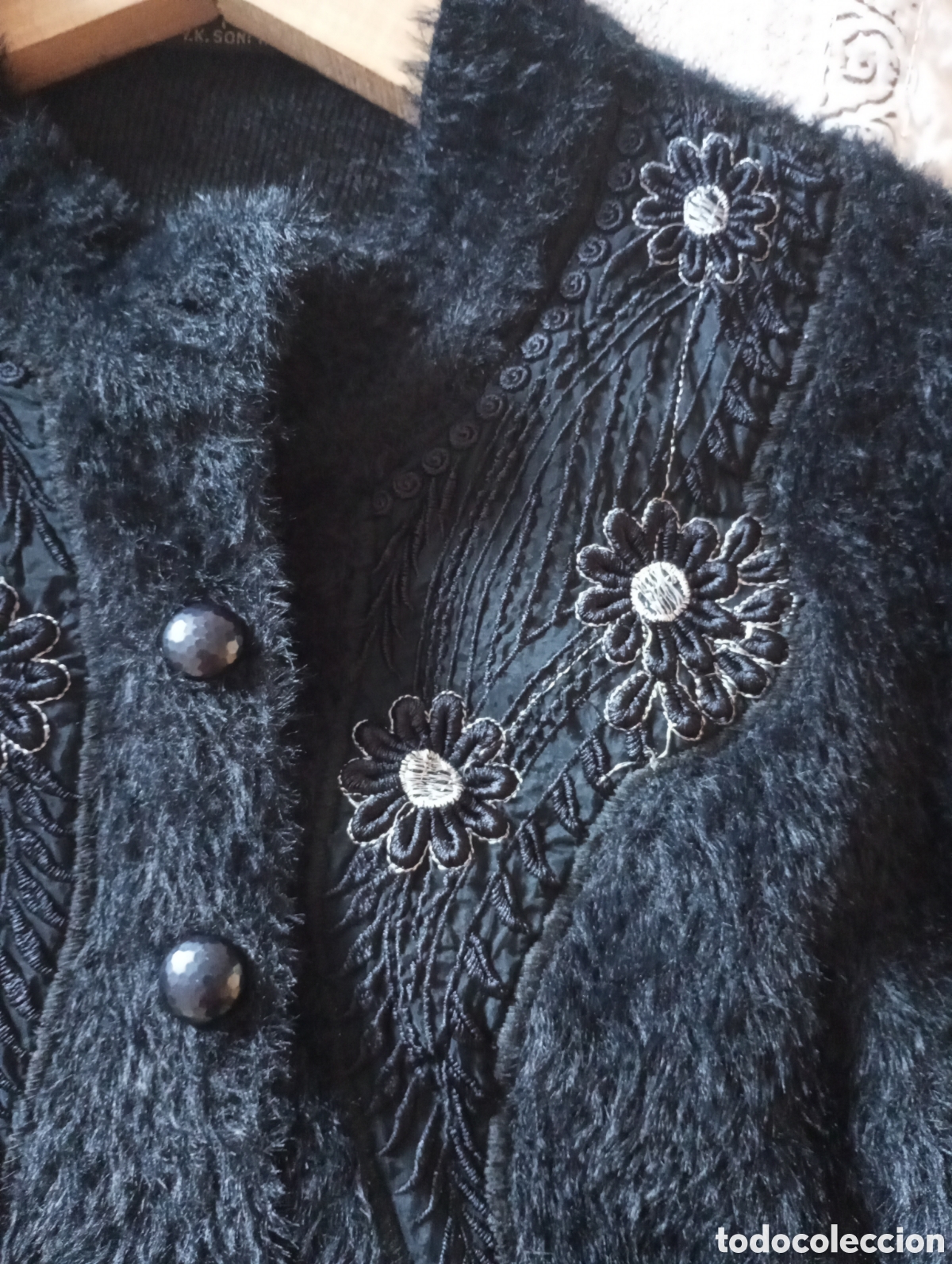 Segunda mano: Jersey chaqueta de color negro - Foto 6