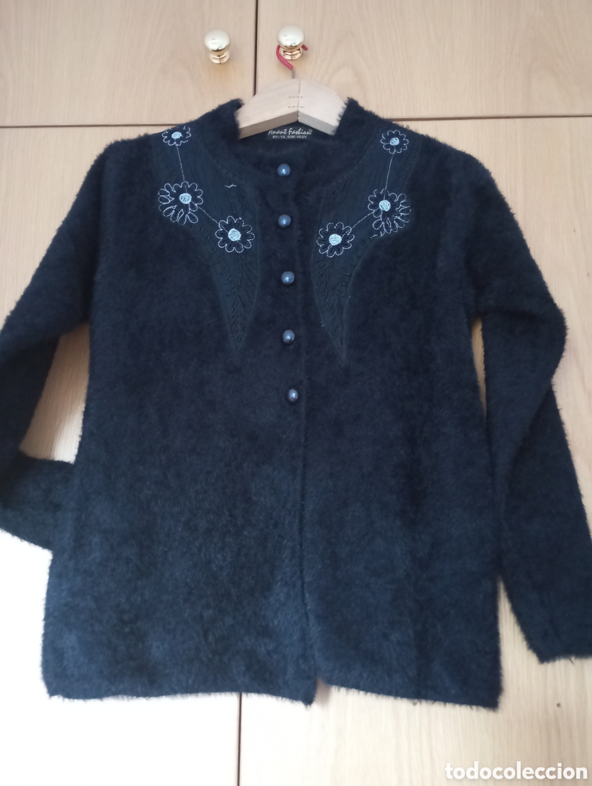 Segunda mano: Jersey chaqueta de color negro - Foto 1