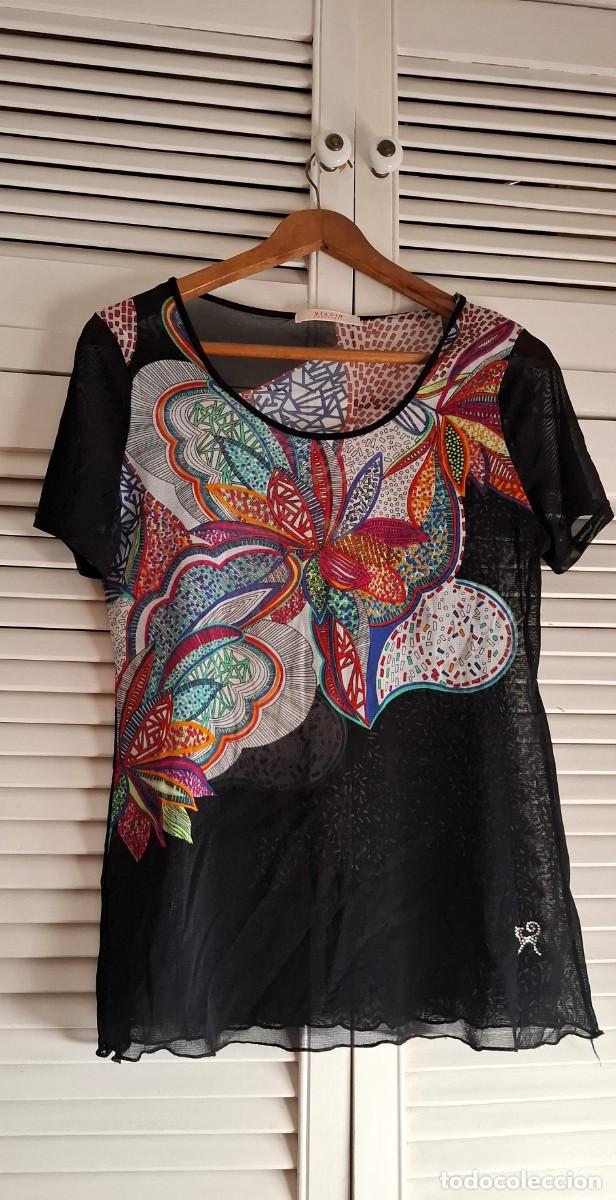 Segunda mano: Camiseta de tul estampado - Foto 1