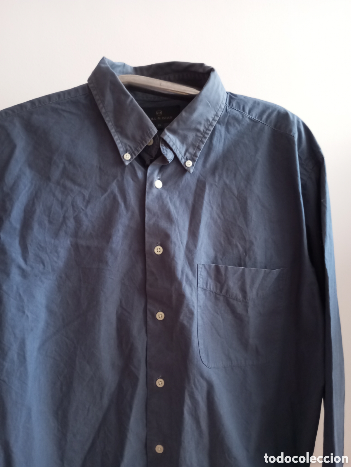 Segunda mano: Camisa lisaazul marino - Foto 3