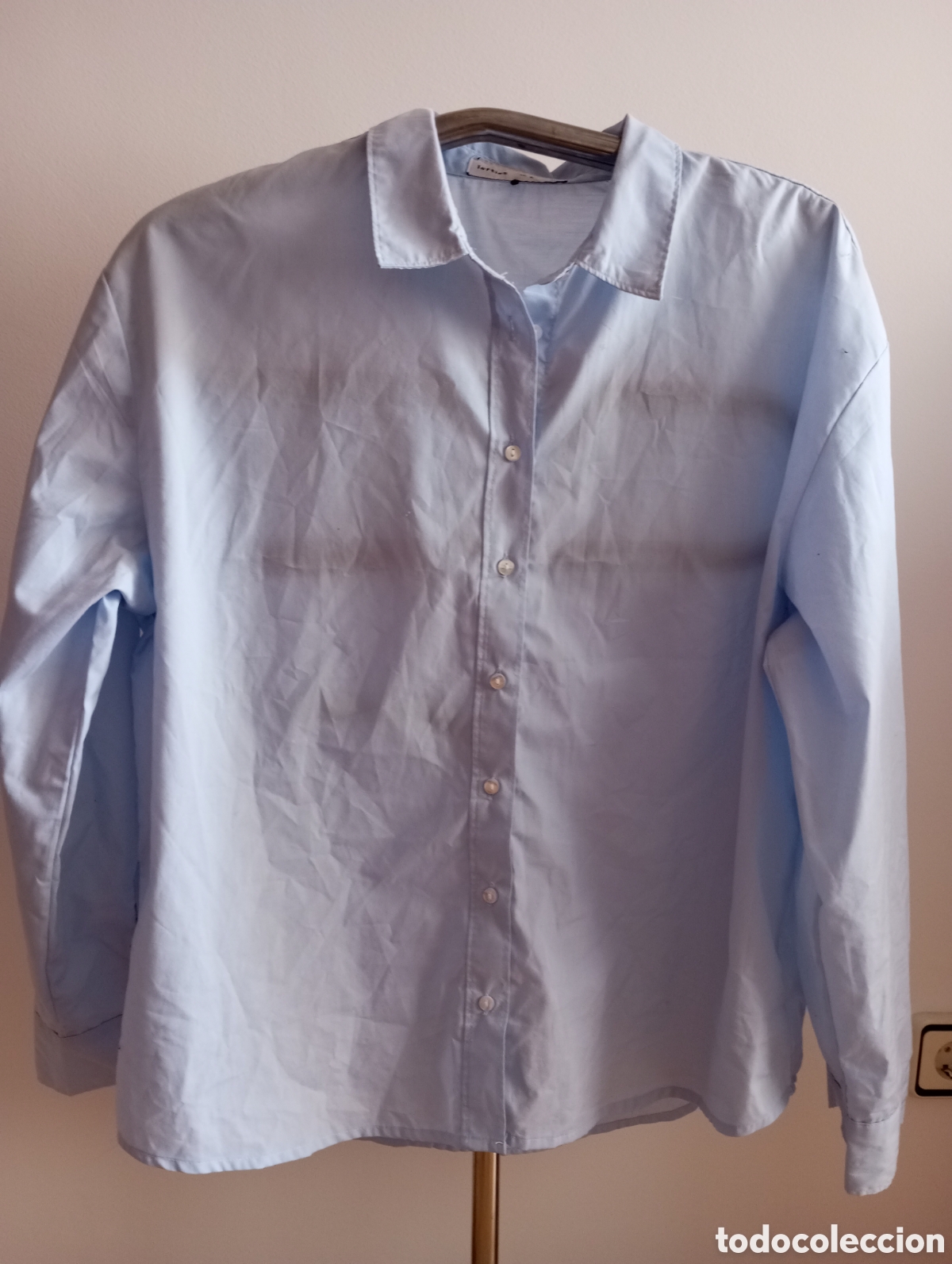 Segunda mano: Camisa lisa azul celeste Lefties - Foto 1