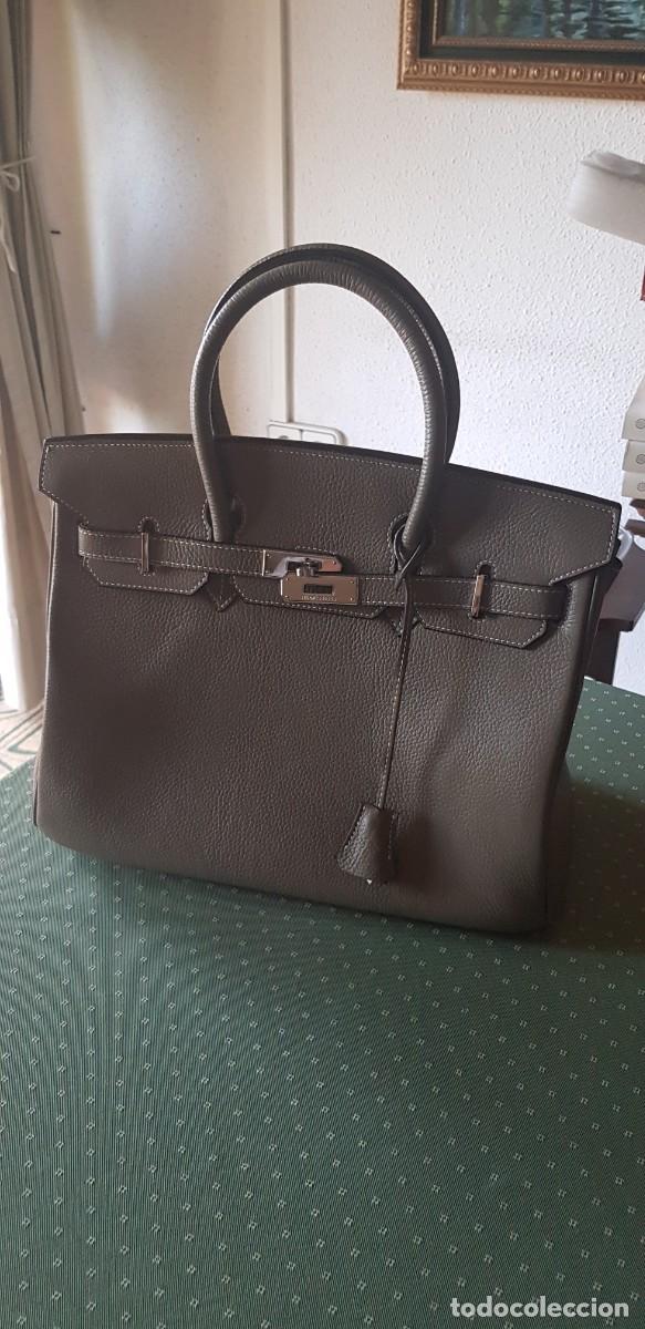 Segunda mano: Bolso de piel color gris - Foto 1