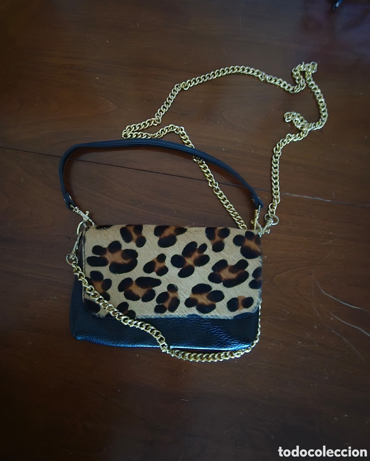 Segunda mano: Cartera piel print leopardo - Foto 5
