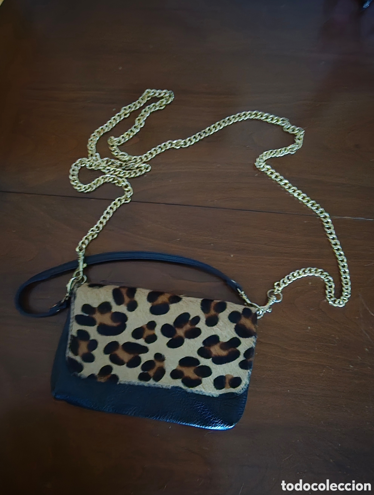 Segunda mano: Cartera piel print leopardo - Foto 1