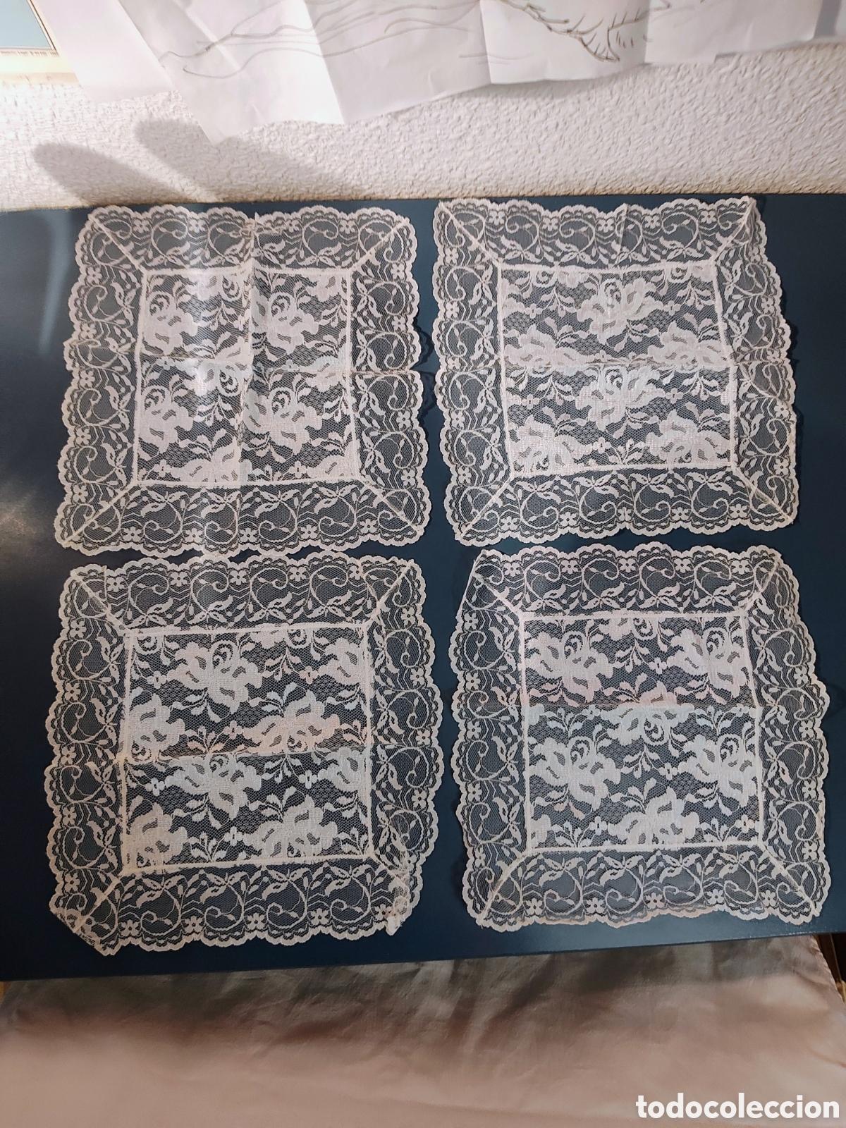 Segunda mano: Lote pa&ntilde;uelos de encaje - Foto 3
