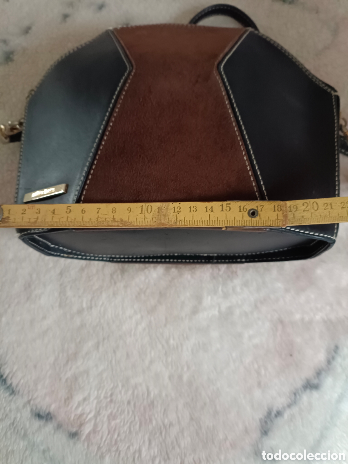 Segunda mano: Bolso de mano de cuero aut&eacute;ntico - Foto 5