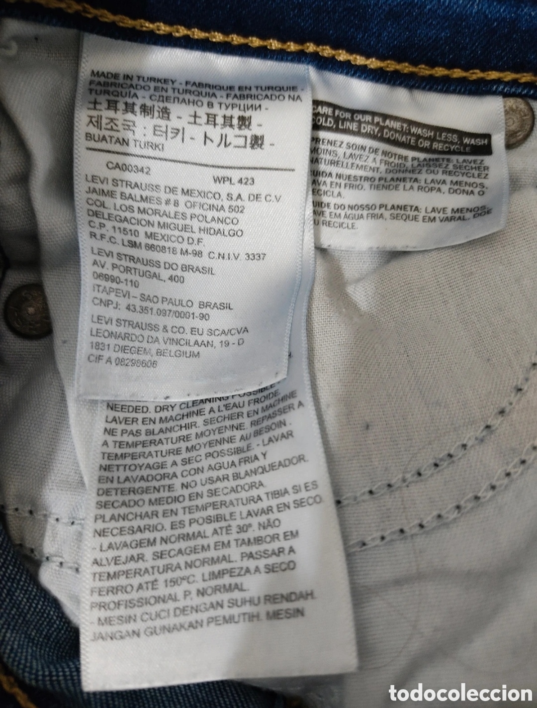 Segunda mano: Vaqueros Rectos para Chicas de 14 a&ntilde;os marca Levis - Foto 7