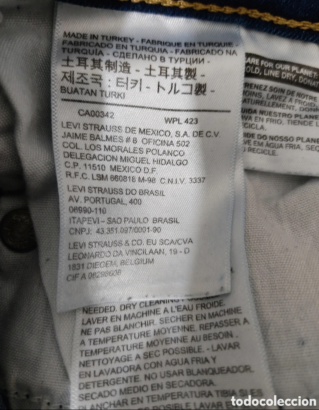 Segunda mano: Vaqueros Rectos para Chicas de 14 a&ntilde;os marca Levis - Foto 18