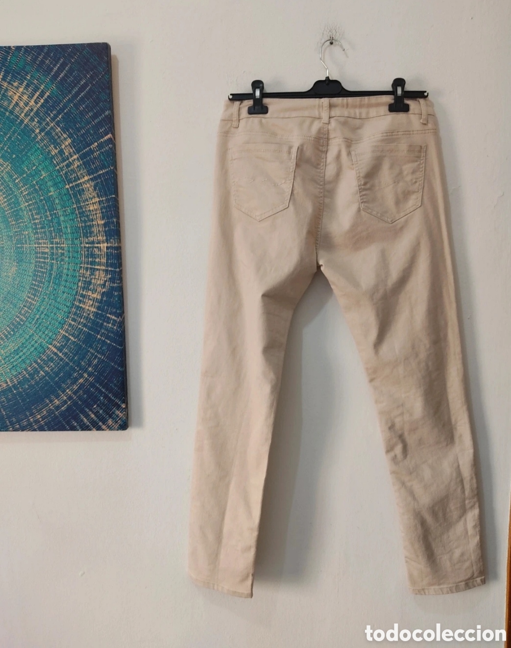 Segunda mano: Pantalones Vaqueros Rectos con Strass para mujer 40-42 - Foto 5