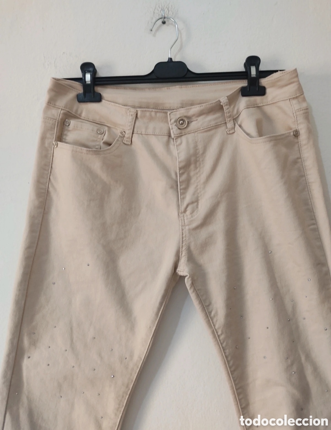 Segunda mano: Pantalones Vaqueros Rectos con Strass para mujer 40-42 - Foto 14
